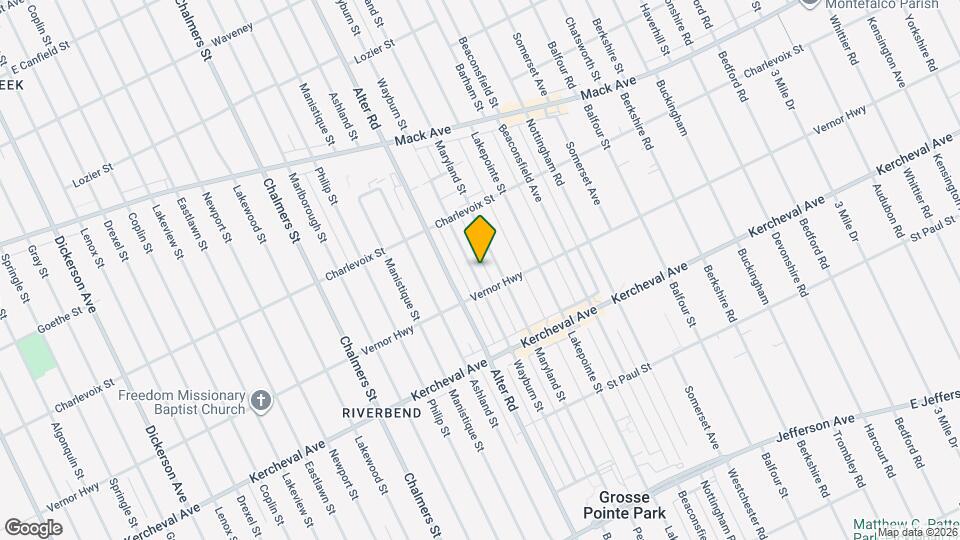 1322 Wayburn St Mapa y Detalles de la Ubicación