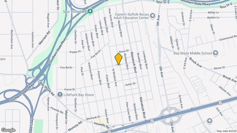 1398 Pine Acres Blvd Map and Location Details