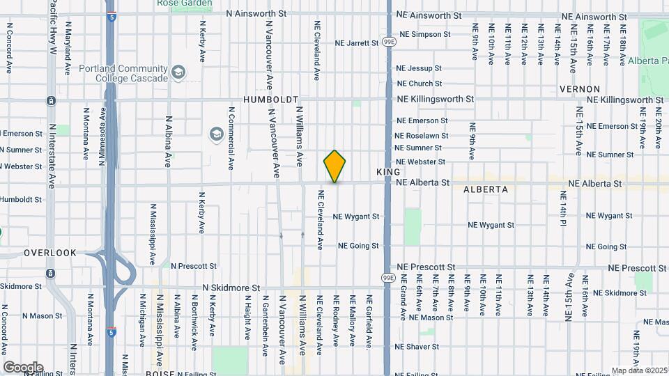 76 NE Alberta St Map and Location Details