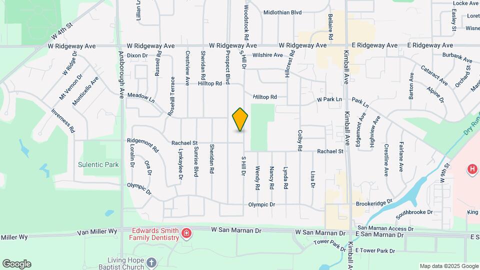 1238 S Hill Dr Map and Location Details