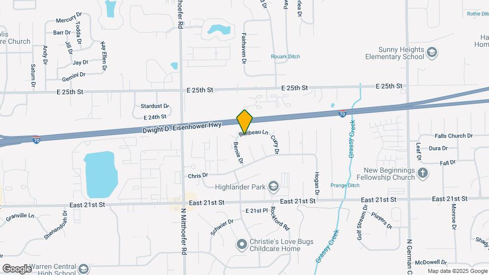 10221 Baribeau Ln Map and Location Details