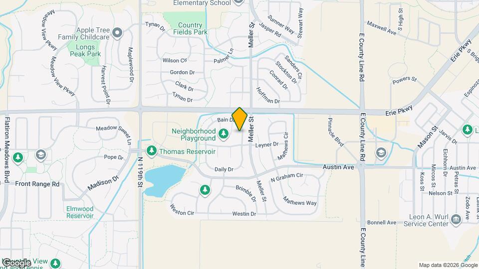 1560 Bain Dr Map and Location Details