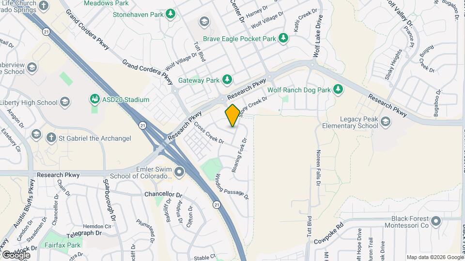 8742 Stony Creek Dr Map and Location Details