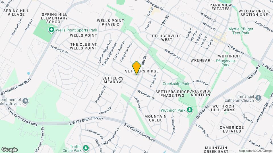 804 Canyon Bend Rd Map and Location Details