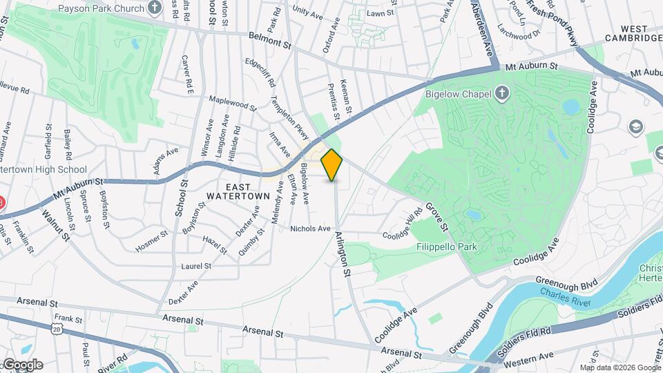 212 Arlington St Map and Location Details