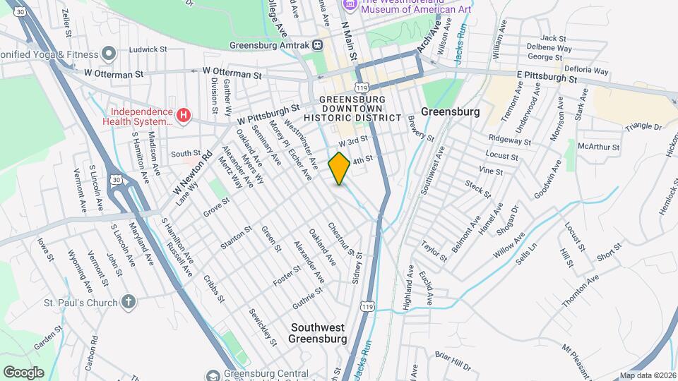 435 Westminster Ave, Unit B Map and Location Details