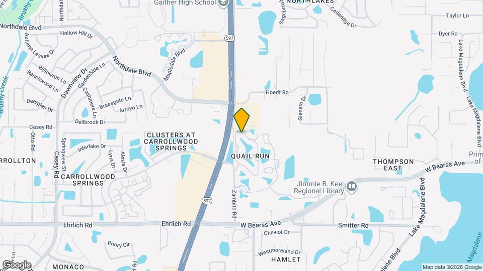 15436 E Pond Woods Dr Map and Location Details