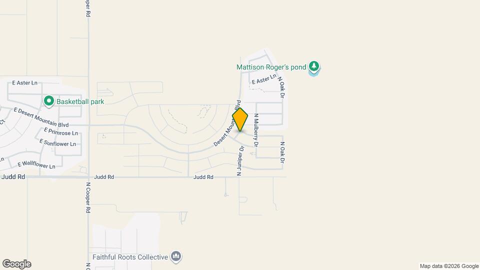 13011 E Sunflower Ln Mapa y Detalles de la Ubicación