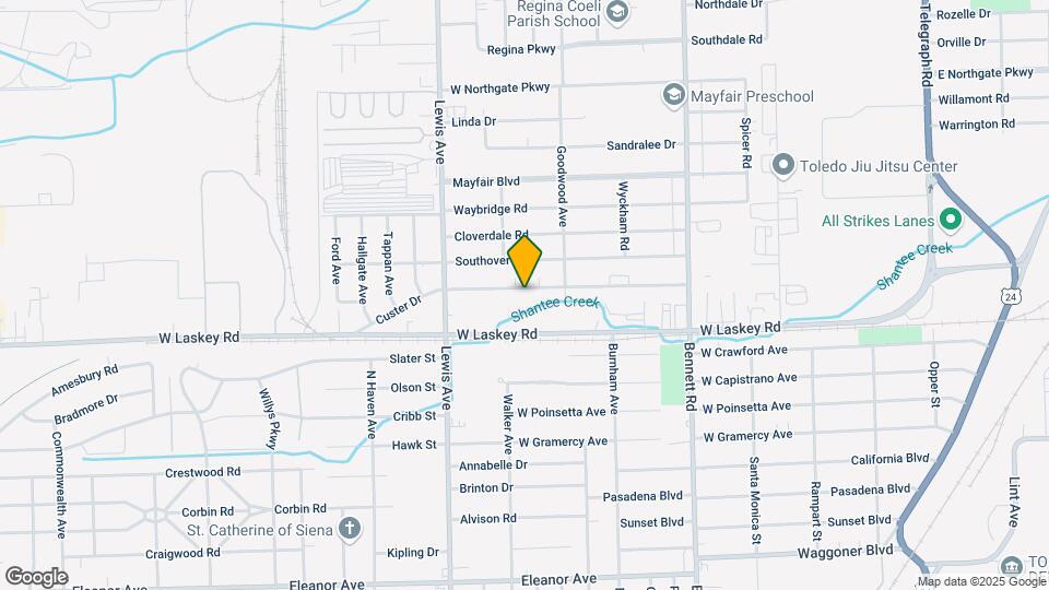 823 Custer Dr Map and Location Details