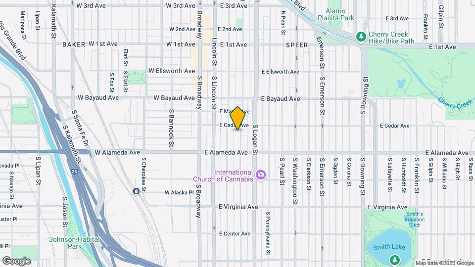 227 South Grant Street Mapa y Detalles de la Ubicación