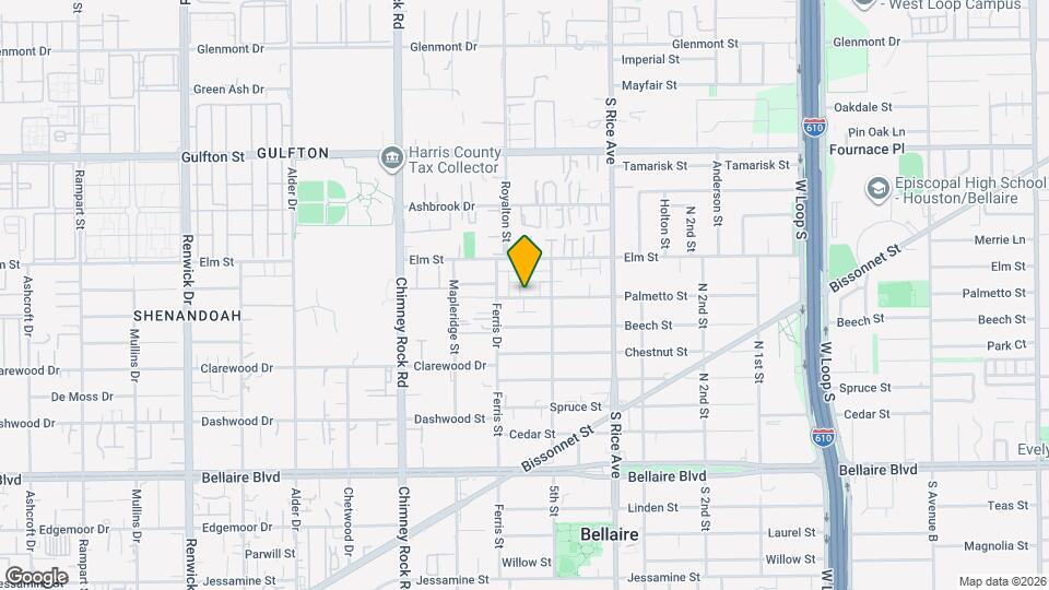 5218 Palmetto St Map and Location Details