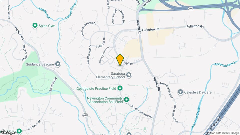 8022 Northumberland Rd Map and Location Details