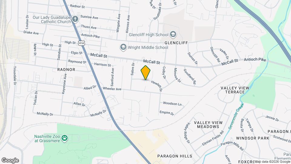 3515 Hewlett Dr Map and Location Details
