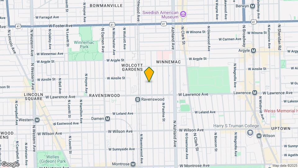 4836 N Hermitage Ave Mapa y Detalles de la Ubicación
