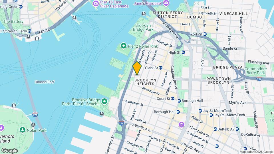 15 Pierrepont St Mapa y Detalles de la Ubicación