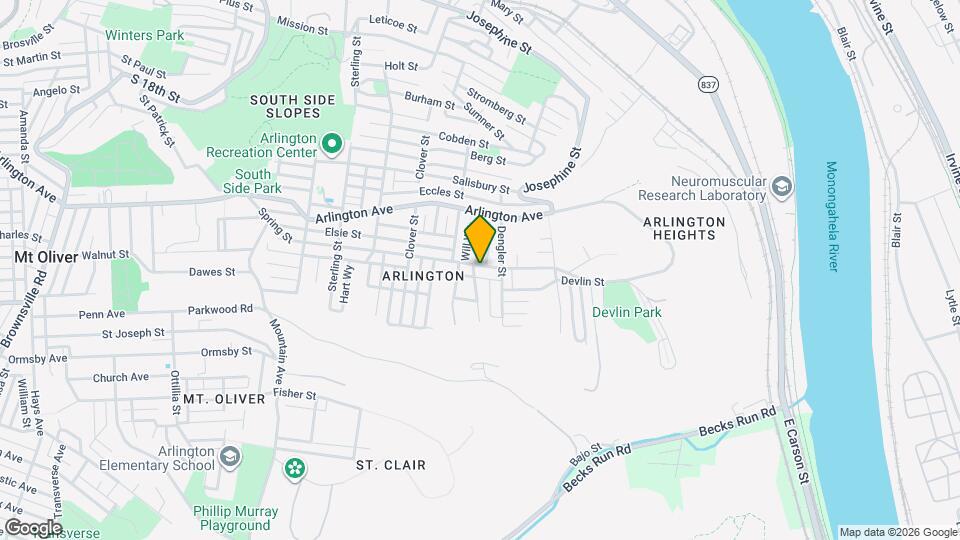 2816 Spring St Map and Location Details