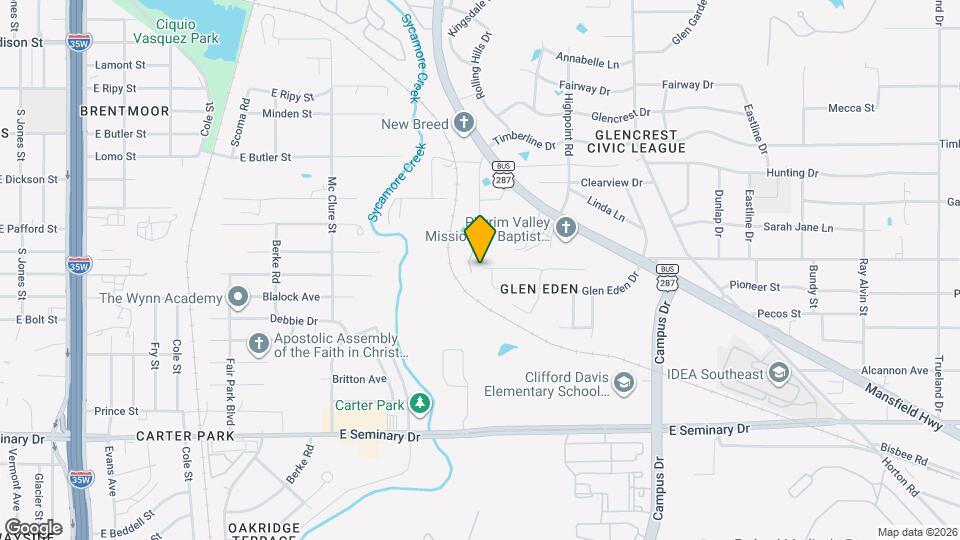 5165 Glen Eden Dr Map and Location Details