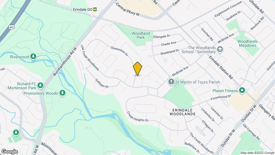 3443 Queenston Dr Map and Location Details