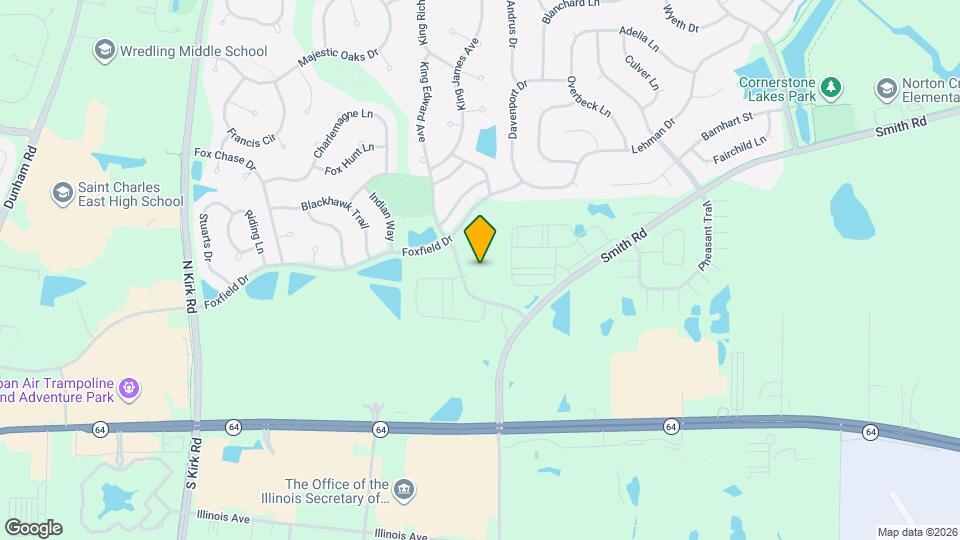 438 Lakeshore Ct Map and Location Details