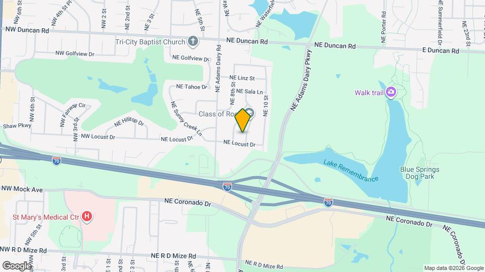 1109 NE 9th St Terrace Map and Location Details