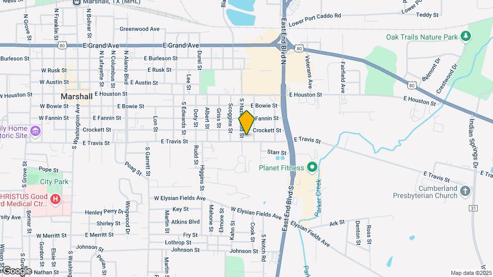 1503 E Travis St Map and Location Details