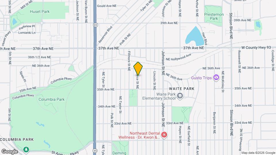 3545 Pierce St NE, Unit 3 Mapa y Detalles de la Ubicación