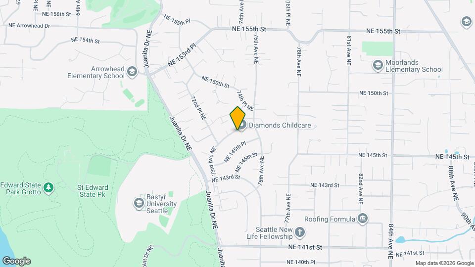 7451 NE 146th St, Unit Finn Hill Map and Location Details