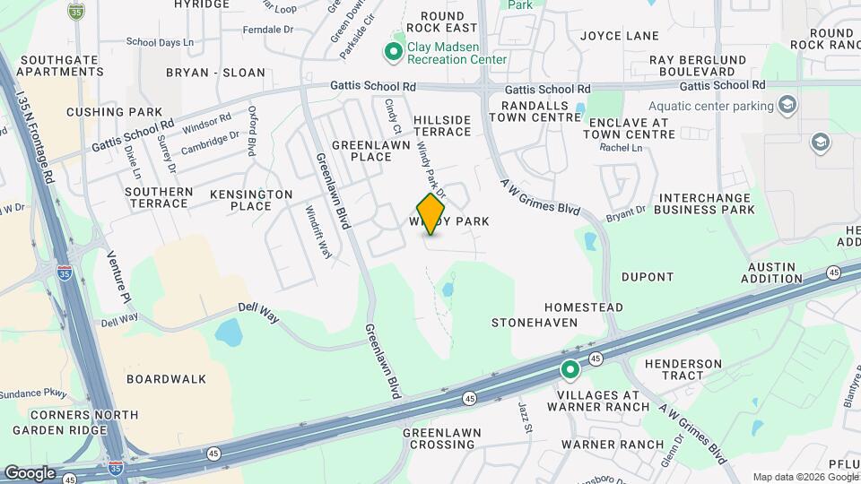 1581 Parkfield Cir Map and Location Details