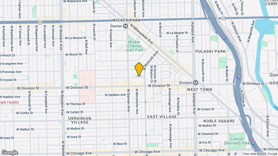1933 W Crystal St, Unit M00H Mapa y Detalles de la Ubicación