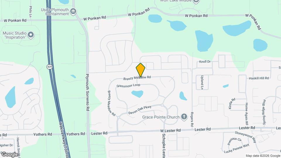 2839 Breezy Meadow Rd Map and Location Details