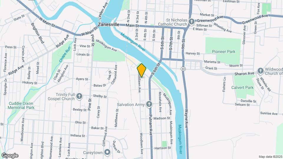 320 Woodlawn Ave Map and Location Details