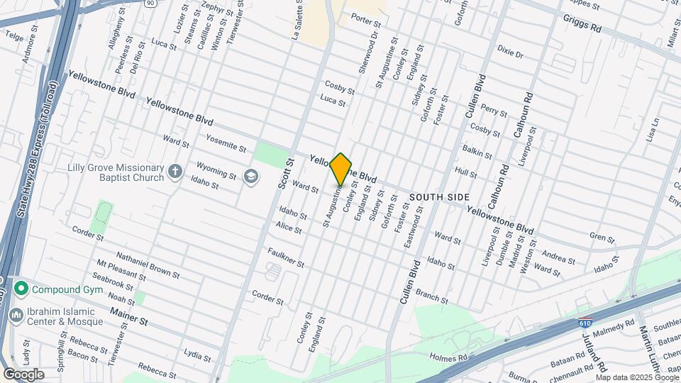 6715 St Augustine St Map and Location Details