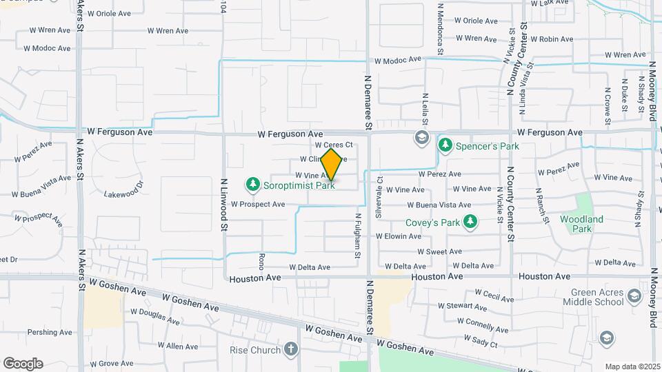 3842 W Buena Vista Ave Map and Location Details