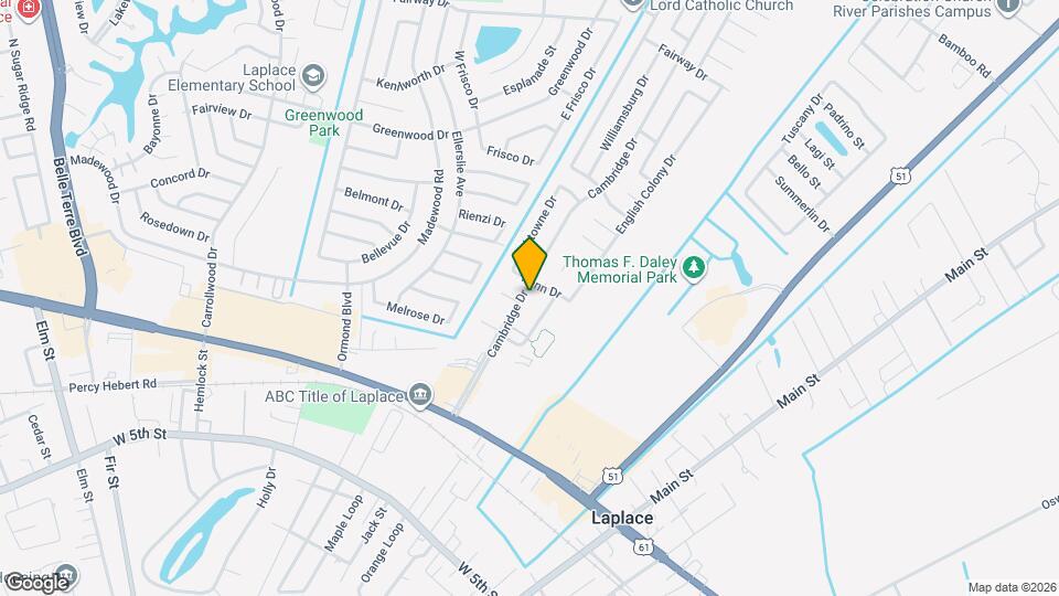 1204 Cambridge Dr Map and Location Details