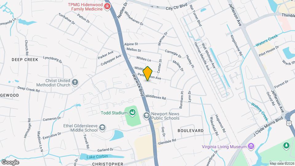 1 Penn Cir, Unit 1B Map and Location Details