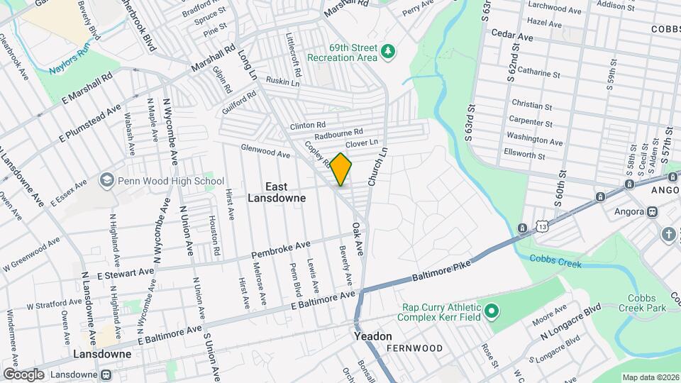 7120 Emerson Ave Map and Location Details
