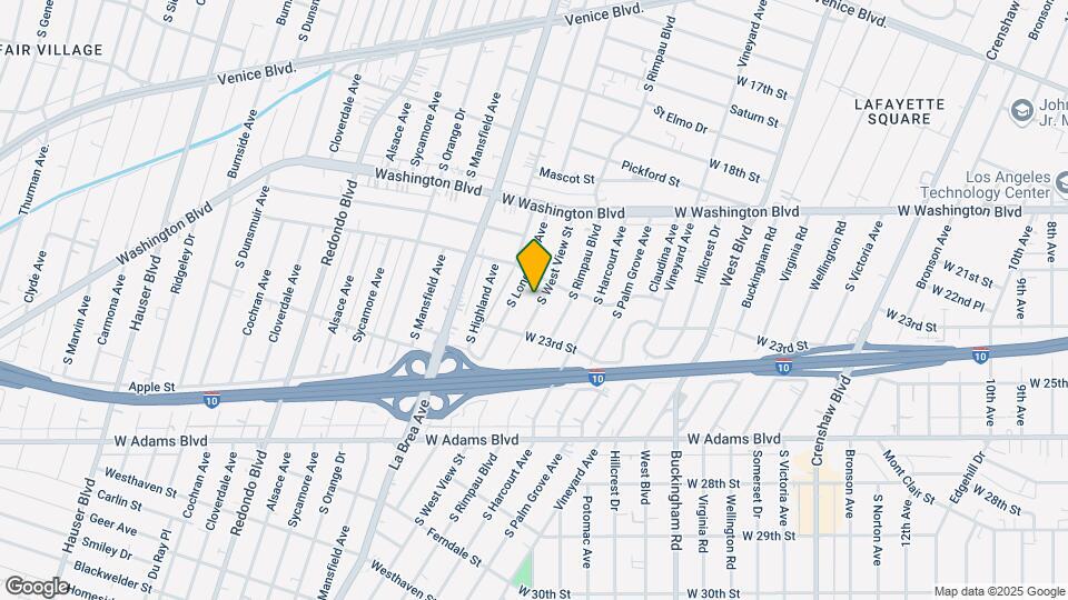 2121 S West View St Map and Location Details