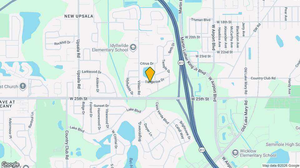 205 Tangerine Dr Map and Location Details