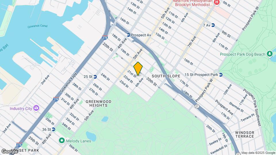 291 21st St Map and Location Details