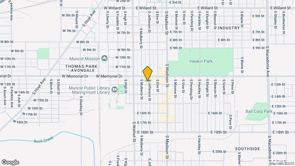 216 E 13th St Map and Location Details