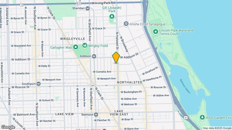 3526 N Halsted St Mapa y Detalles de la Ubicación