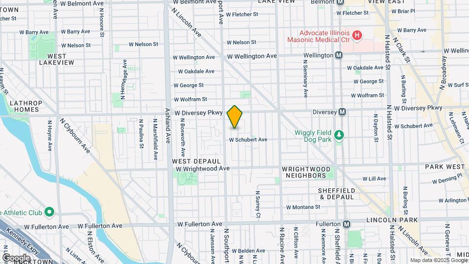 2714 N Wayne Ave, Unit 2714-3 Map and Location Details
