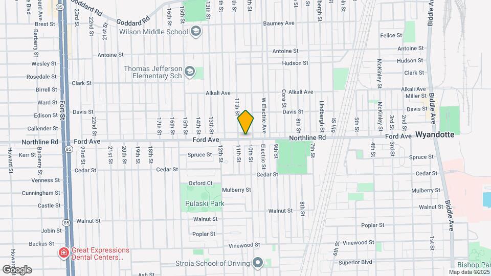 1030 Ford Ave Map and Location Details