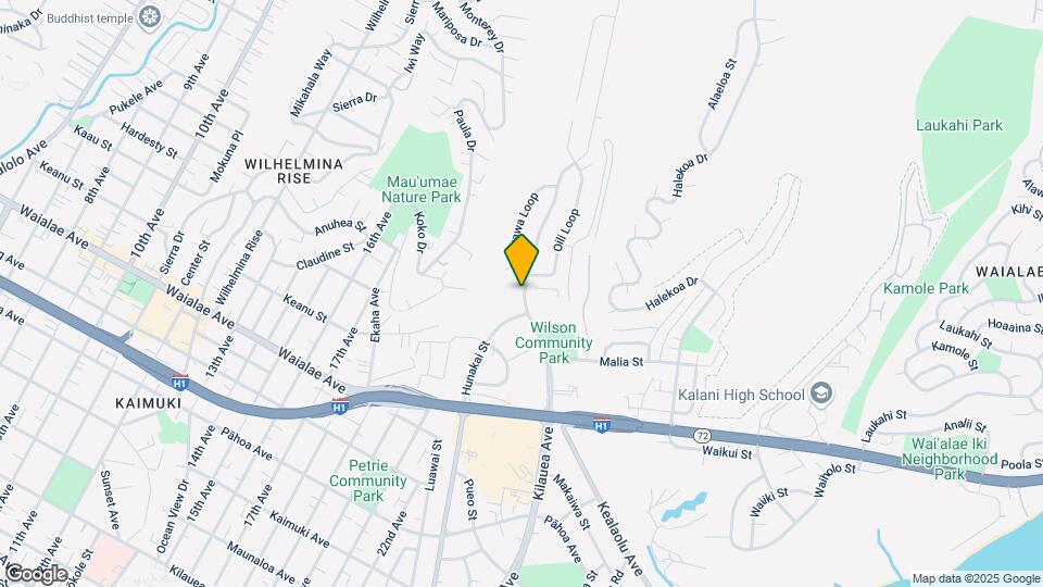 4970 Kilauea Ave Map and Location Details