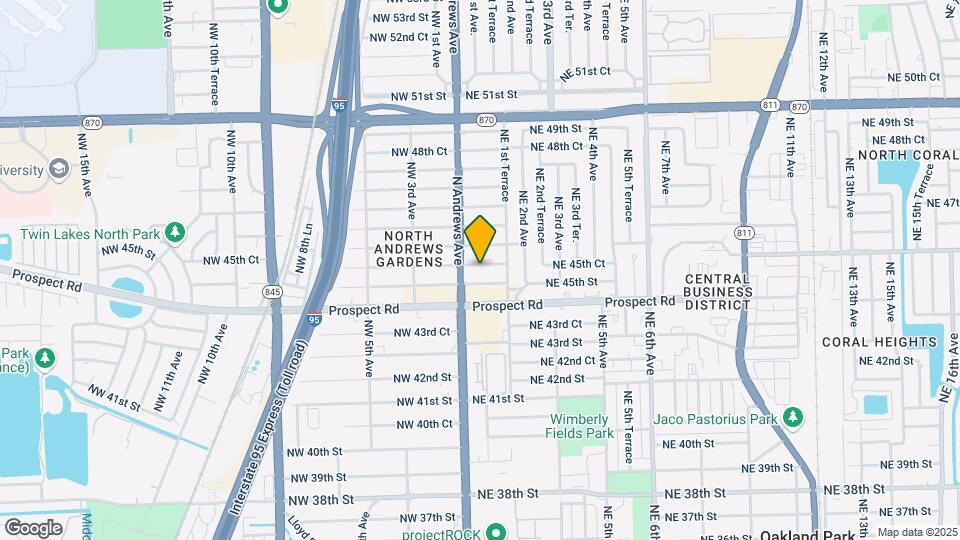 50 NE 45th Ct Map and Location Details