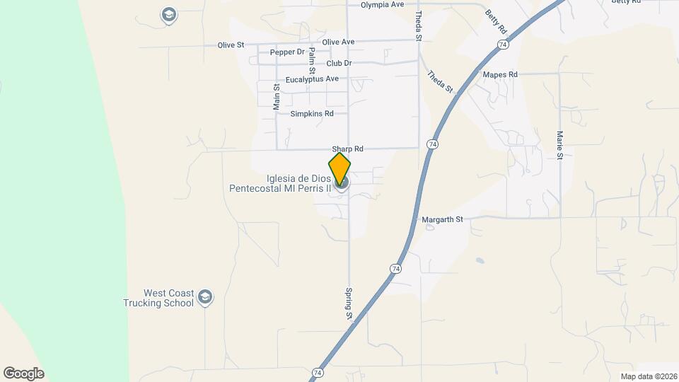 25401 Spring St Map and Location Details