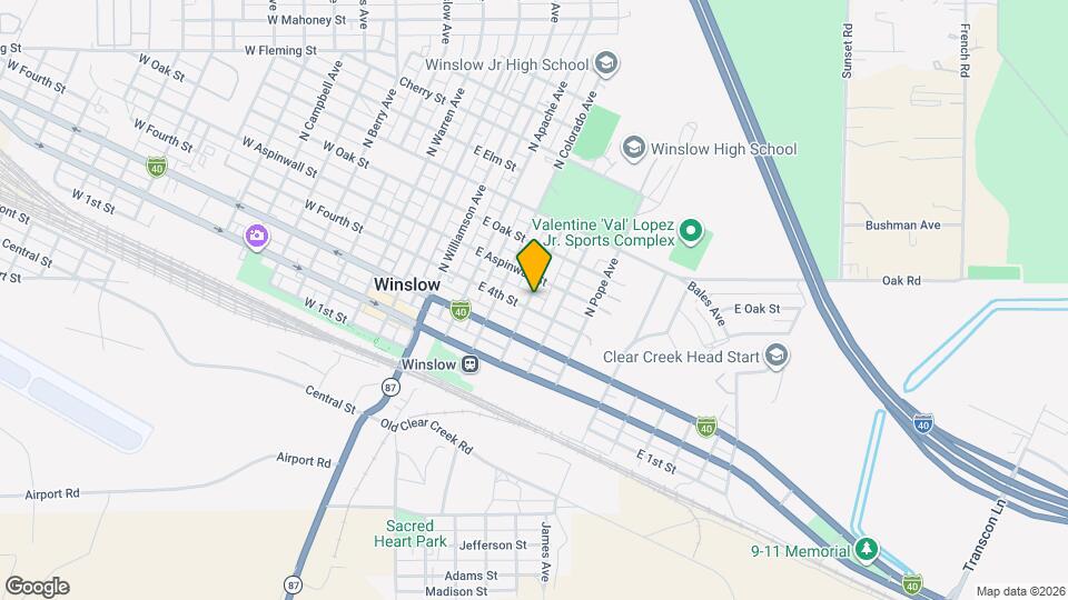 404 N Snider Ave Map and Location Details