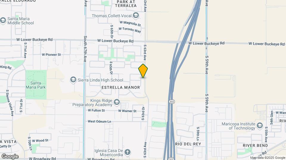 3213 S 63rd Ln Map and Location Details