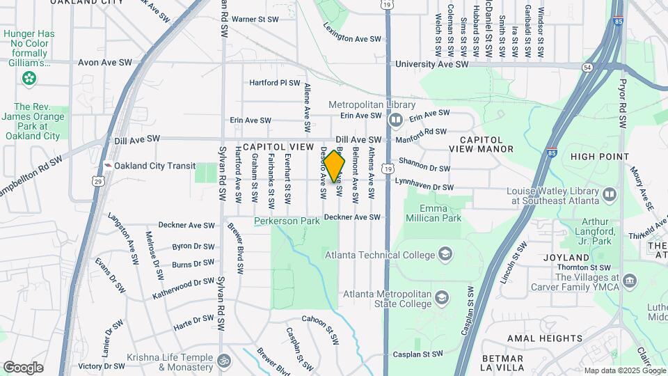 1429 Beatie Ave SW Map and Location Details
