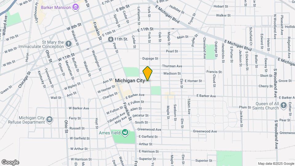 317 E Homer St Map and Location Details